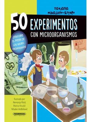 cover image of 50 experimentos con microorganismos